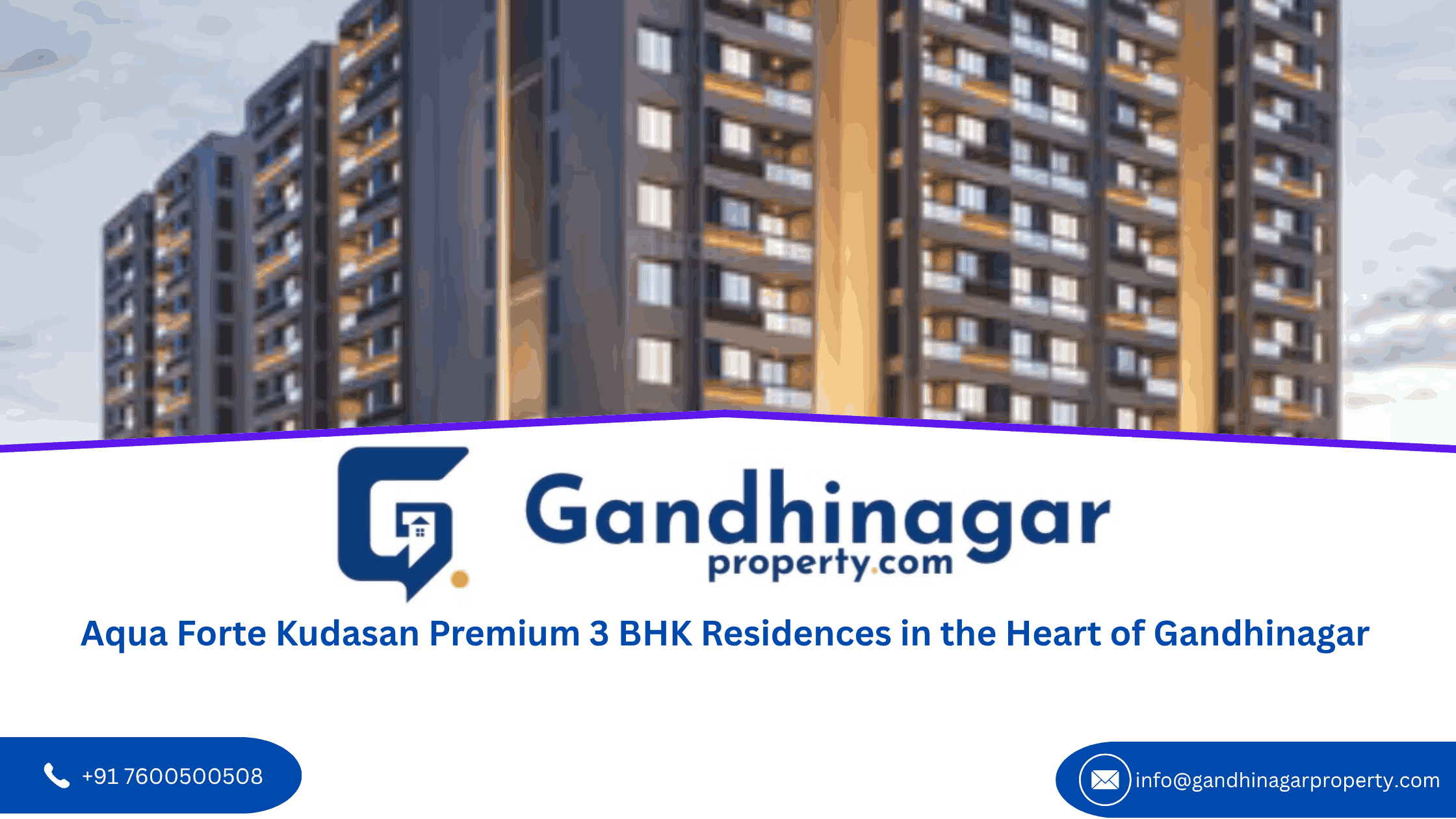 Aqua Forte Kudasan Premium 3 BHK Residences in the Heart of Gandhinagar