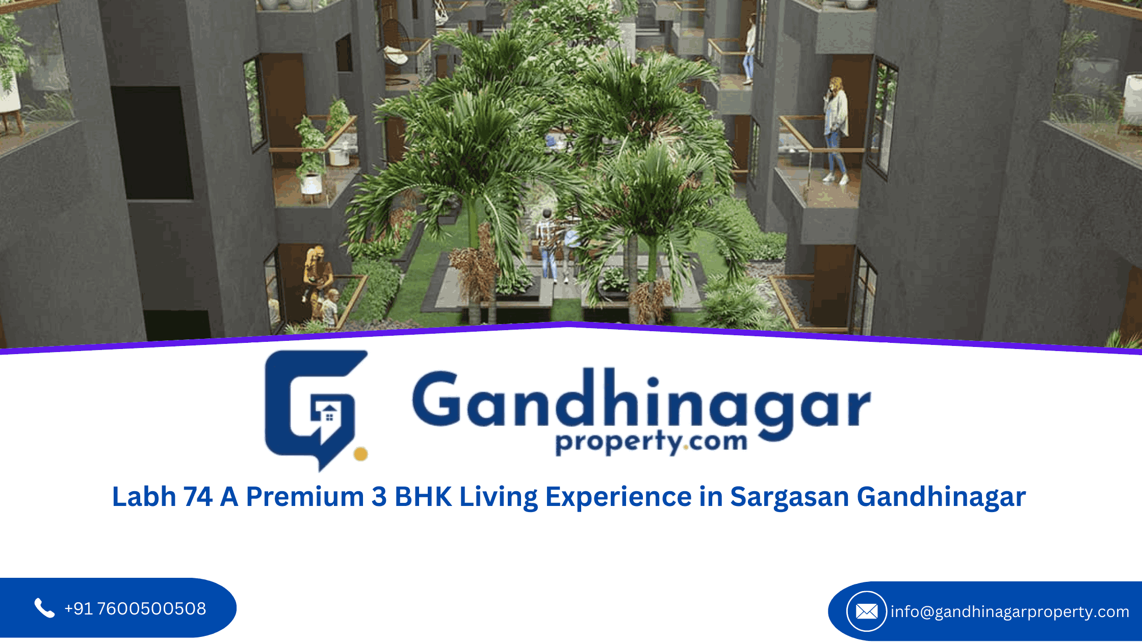 Labh 74 A Premium 3 BHK Living Experience in Sargasan Gandhinagar