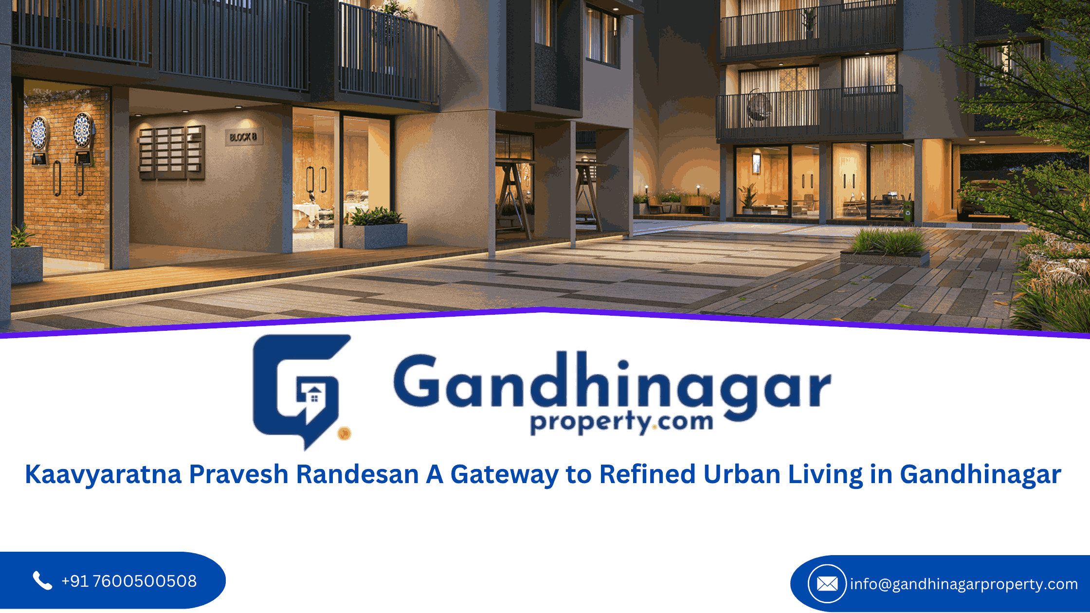 Kaavyaratna Pravesh Randesan A Gateway to Refined Urban Living in Gandhinagar