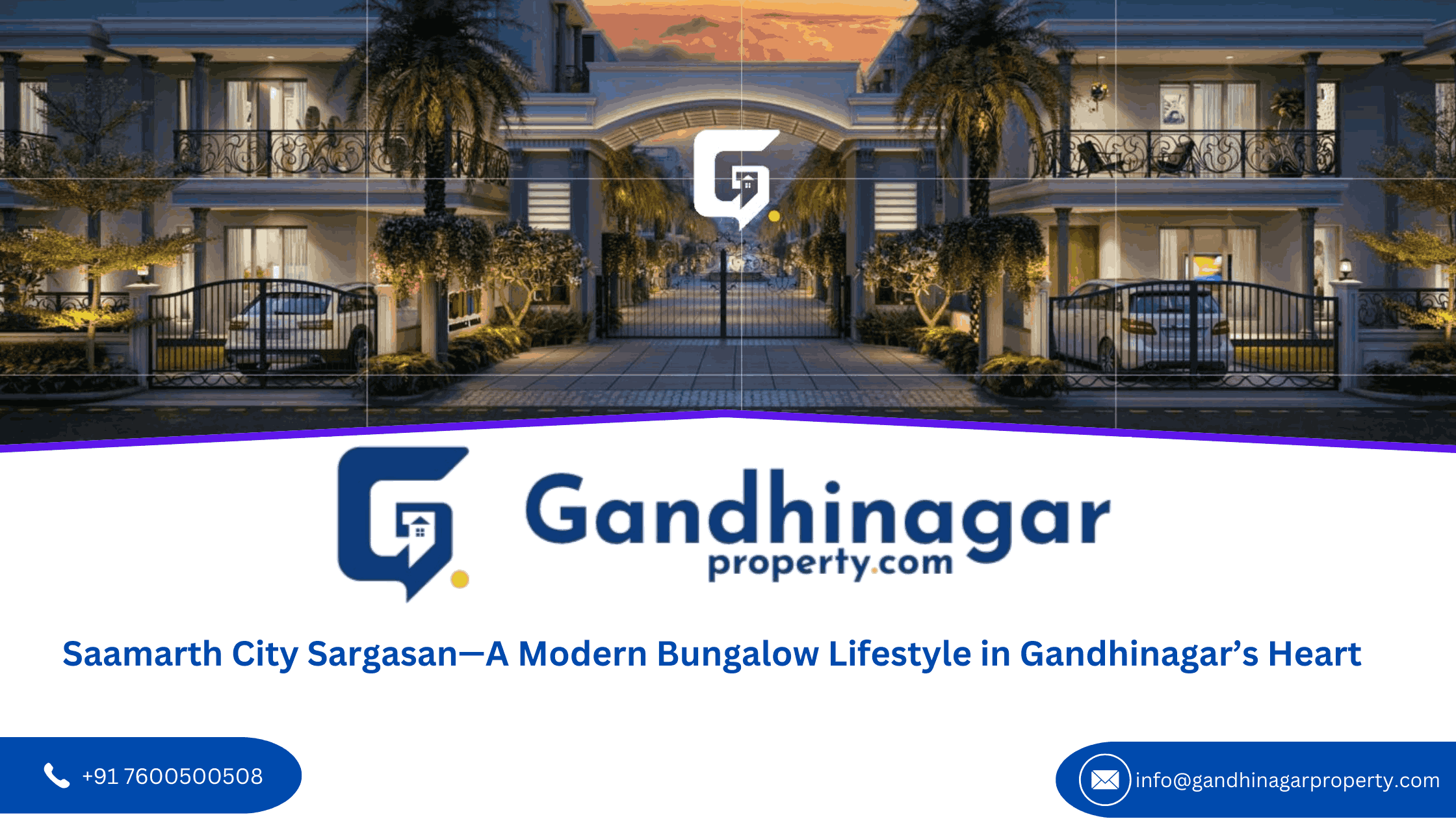 Saamarth City Sargasan A Modern Bungalow Lifestyle in Gandhinagars Heart