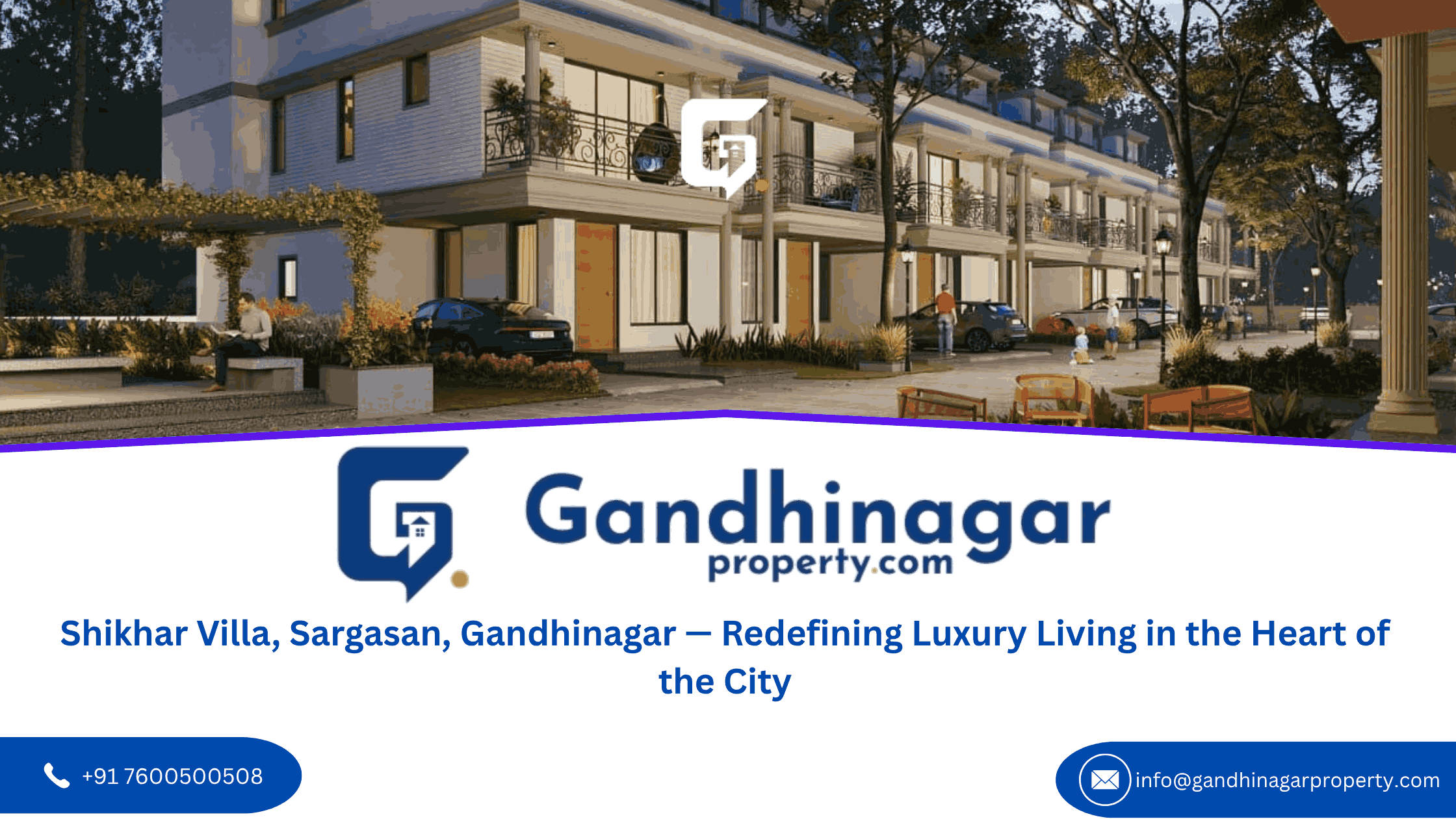 Shikhar Villa Sargasan Gandhinagar Redefining Luxury Living in the Heart of the City