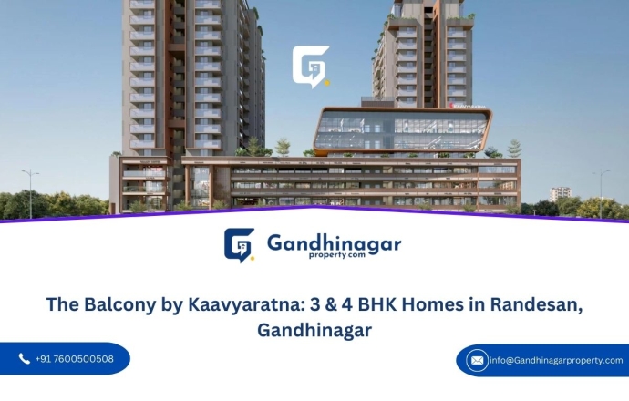 The Balcony by Kaavyaratna: 3 & 4 BHK Homes in Randesan, Gandhinagar