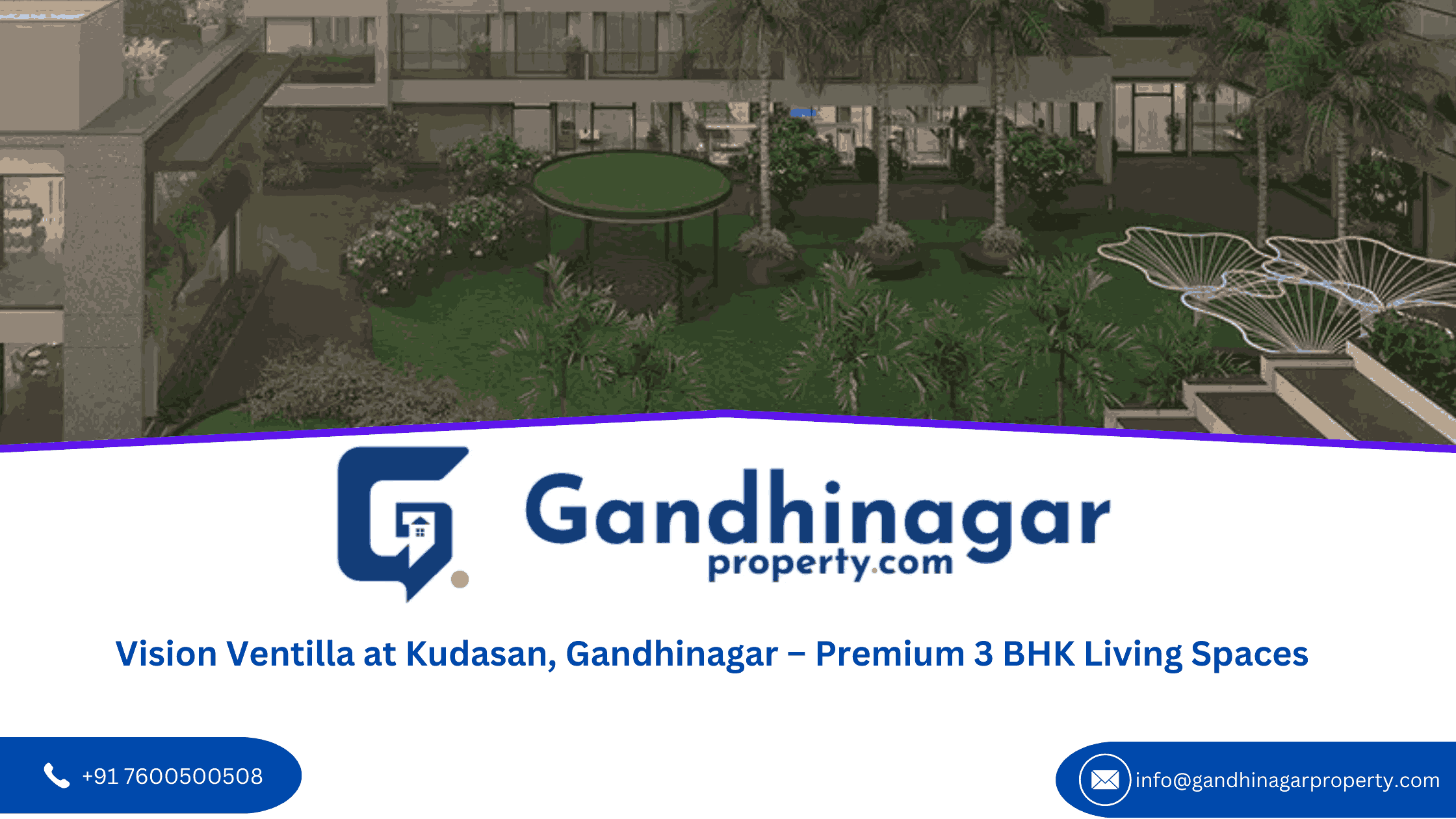 Vision Ventilla at Kudasan Gandhinagar  Premium 3 BHK Living Spaces