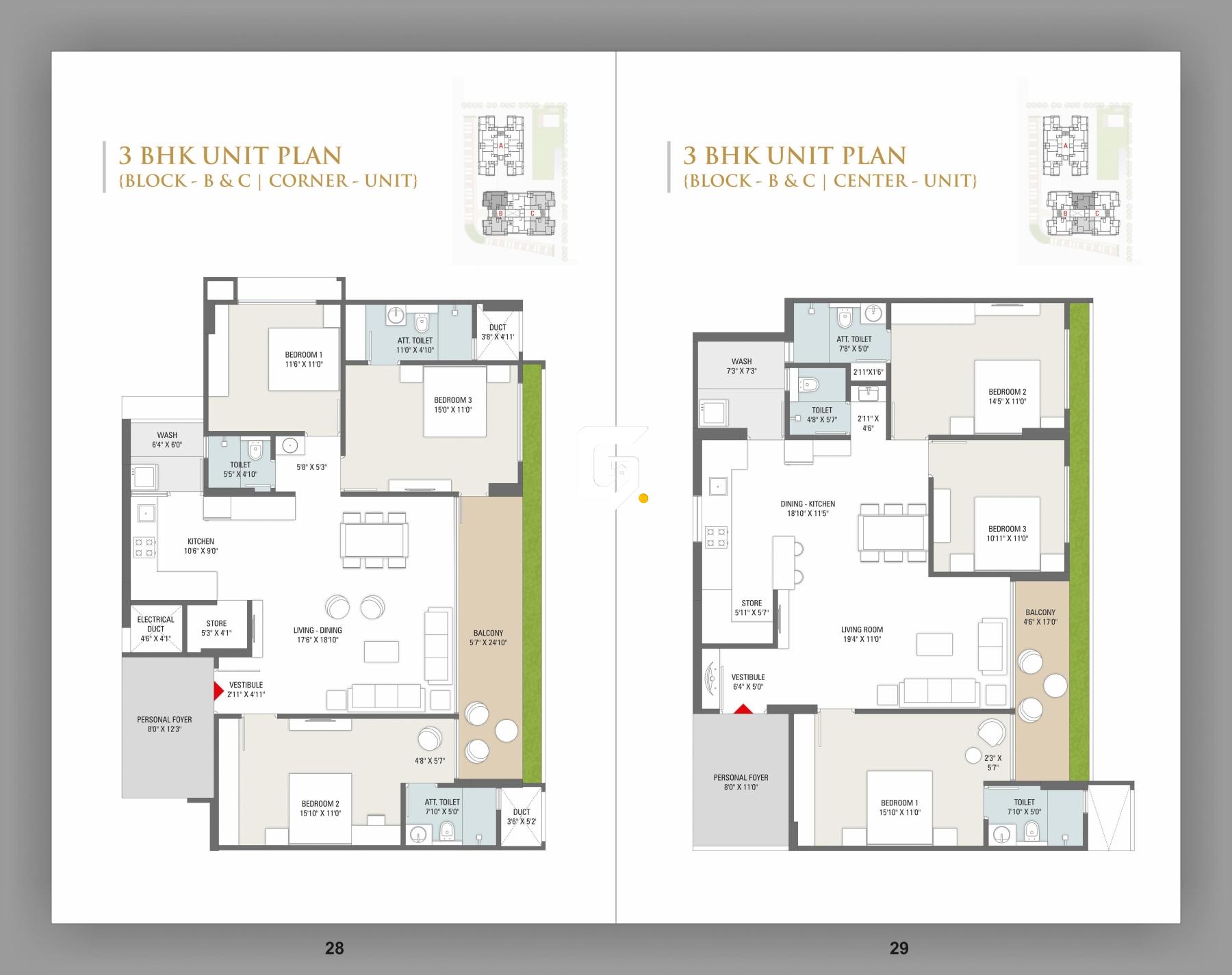 The_Stately_3_BHK_unit_Plan