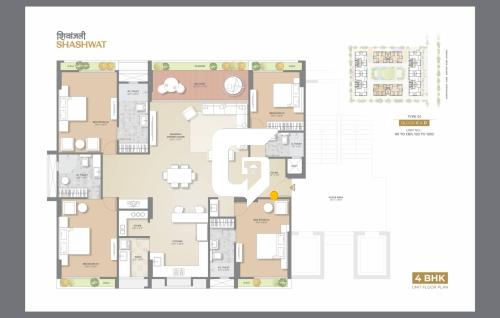 132_Shivanjali_Shashwat_Floor_Plan_4_BHK 132_Shivanjali_Shashwat_Floor_Plan_4_BHK