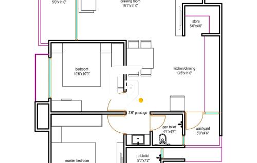 171_Bansari_Greenpark_2_BHK_Floor_Plan 171_Bansari_Greenpark_2_BHK_Floor_Plan