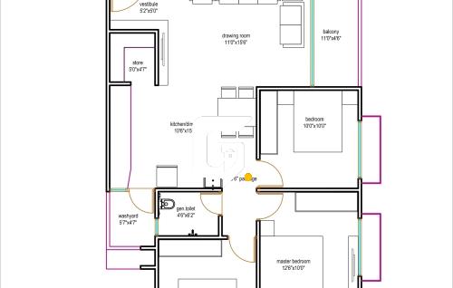 171_Bansari_Greenpark_3_BHK_Floor_Plan 171_Bansari_Greenpark_3_BHK_Floor_Plan