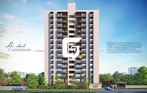 PRAVESH building side view PRAVESH building side view