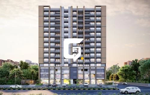 PRATISHTHA HEIGHTS building side elevation PRATISHTHA HEIGHTS building side elevation