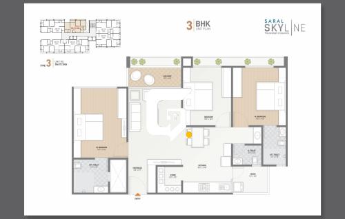 Saral Skyline Flat layout Saral Skyline Flat layout