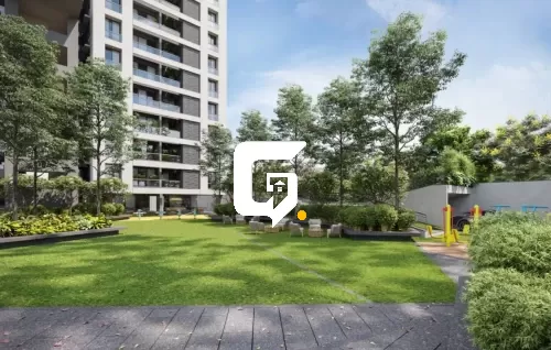 ATISHAY SHIVALAY 3 building garden area ATISHAY SHIVALAY 3 building garden area