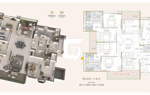 Ekarth Sarvam Flat layout plan Ekarth Sarvam Flat layout plan